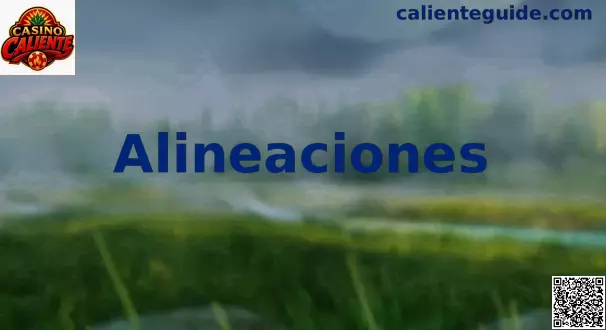 Alineaciones de fútbol en Casino Caliente